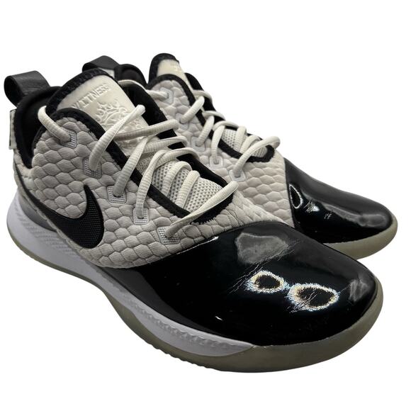Nike LeBron Witness 3 Premium Men’s 8.5 BQ9819-100 White/Black/Concord - Picture 1 of 8